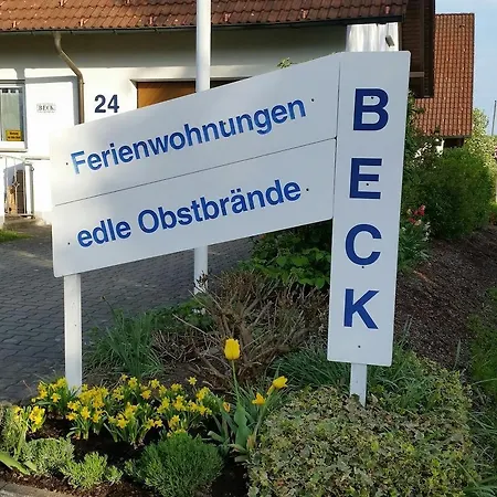 شقة Ferienwohnung Beck